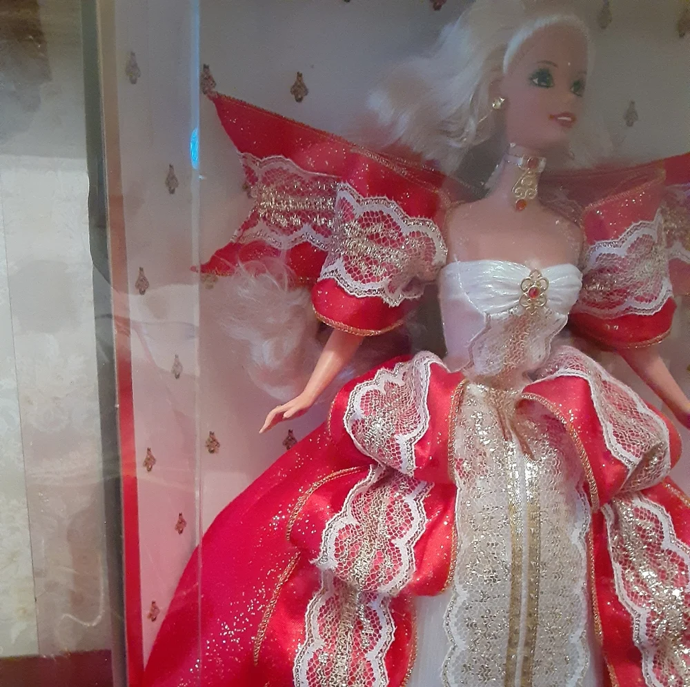 Barbie Happy Holidays 1997 Vintage Blonde Barbie - Picture 8 of 8